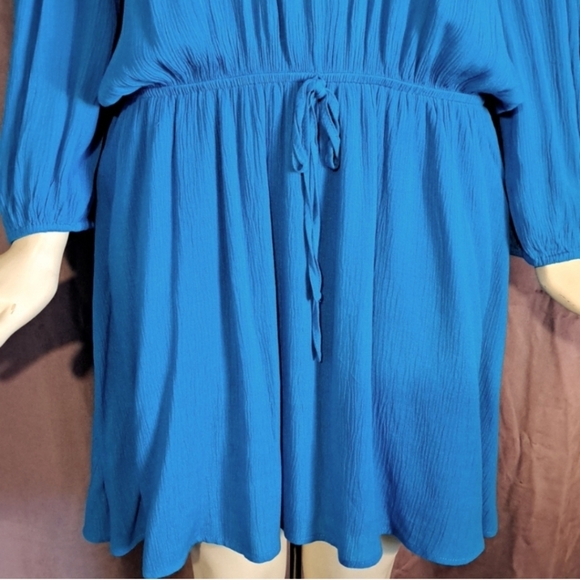 Caribbean Blue Aztec Dress ๐ - Picture 5 of 5